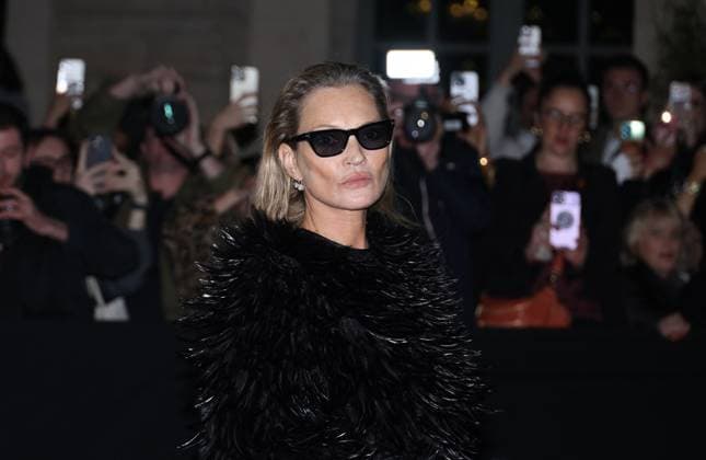 Celebrities at Tom Ford Fashion Show Ready to Wear Collection Fall Winter 2025 2026 during Paris Fashion Week PFW Kate Moss at Tom Ford Fashion Show Ready to Wear Collection Fall Winter 2025 2026 during Paris Fashion Week PFW , March 5, 2025 Denis Guignebourg Bestimage Celebrities at Tom Ford Fashion Show Ready to Wear Collection Fall Winter 2025 2026 during Paris Fashion Week, Paris France  Copyright: xDenisxGuignebourgx xBestimagexDenisxGuignebourgx xBestimagex