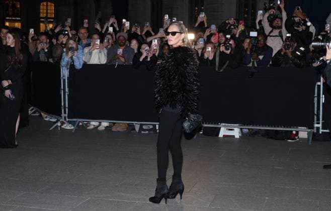 Celebrities at Tom Ford Fashion Show Ready to Wear Collection Fall Winter 2025 2026 during Paris Fashion Week PFW Kate Moss at Tom Ford Fashion Show Ready to Wear Collection Fall Winter 2025 2026 during Paris Fashion Week PFW , March 5, 2025 Denis Guignebourg Bestimage Celebrities at Tom Ford Fashion Show Ready to Wear Collection Fall Winter 2025 2026 during Paris Fashion Week, Paris France  Copyright: xDenisxGuignebourgx xBestimagexDenisxGuignebourgx xBestimagex