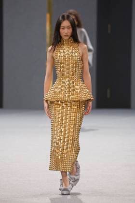 Balmain Studios Ready to wear fall winter 2025 26 Paris March 2025 Balmain Studios Ready to wear fall winter 2025 26 Paris March 2025, Credit:Zeppelin Avalon  Copyright: xZeppelinx xAvalonx 0972550198