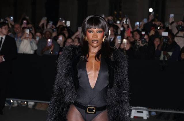 Celebrities at Tom Ford Fashion Show Ready to Wear Collection Fall Winter 2025 2026 during Paris Fashion Week PFW Doechii at Tom Ford Fashion Show Ready to Wear Collection Fall Winter 2025 2026 during Paris Fashion Week PFW , March 5, 2025 Denis Guignebourg Bestimage Celebrities at Tom Ford Fashion Show Ready to Wear Collection Fall Winter 2025 2026 during Paris Fashion Week, Paris France  Copyright: xDenisxGuignebourgx xBestimagexDenisxGuignebourgx xBestimagex