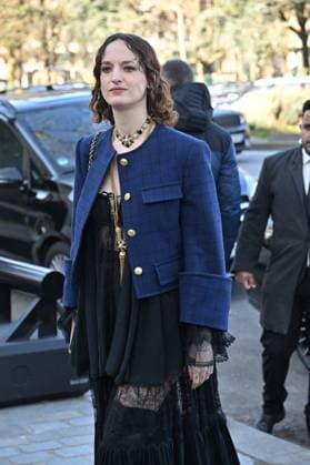 PFW Chloe Outside Arrivals Agathe Rousselle arriving at Chloe show during Paris Fashion Week in Paris, France on March 6, 2025. Photo by Julien Reynaud APS-Medias ABACAPRESS.COM Paris France  Copyright: xReynaudxJulien APS-Medias ABACAx