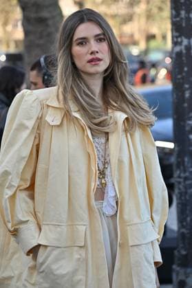PFW Chloe Outside Arrivals Zita d Hauteville arriving at Chloe show during Paris Fashion Week in Paris, France on March 6, 2025. Photo by Julien Reynaud APS-Medias ABACAPRESS.COM Paris France  Copyright: xReynaudxJulien APS-Medias ABACAx