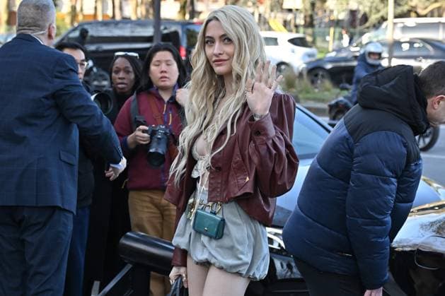 PFW Chloe Outside Arrivals Paris Jackson arriving at Chloe show during Paris Fashion Week in Paris, France on March 6, 2025. Photo by Julien Reynaud APS-Medias ABACAPRESS.COM Paris France  Copyright: xReynaudxJulien APS-Medias ABACAx