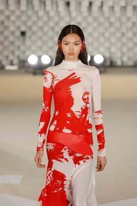 Off White Ready to Wear Fall Winter 2025 - Paris, March 2025 Off White Ready to Wear Fall Winter 2025 - Paris, March 2025, Credit:Zeppelin Avalon  Copyright: xZeppelinx xAvalonx 0972838849