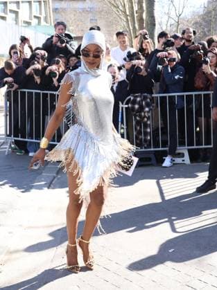 Arrivals at the Rabanne Fashion Collection Ready to Wear Fall Winter 2025 2026 show during Paris Fashion Week PFW at UNESCO headquarters Guest at arrivals at the Rabanne Fashion Collection Ready to Wear Fall Winter 2025 2026 show during Paris Fashion Week PFW at UNESCO headquarters, in Paris, France, March 6, 2025 Denis Guignebourg Bestimage Arrivals at the Rabanne Fashion Collection Ready to Wear Fall Winter 2025 2026 show during Paris Fashion Week PFW at UNESCO headquarters, in Paris, France, March 6, 2025 Paris France  Copyright: xDenisxGuignebourgx xBestimagexDenisxGuignebourgx xBestimagex
