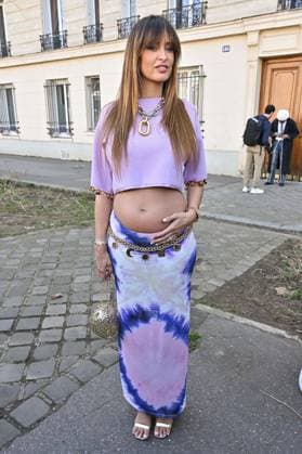 PFW Rabanne Outside Arrivals Malika Menard arriving at Rabanne show during Paris Fashion Week in Paris, France on March 6, 2025. Photo by Julien Reynaud APS-Medias ABACAPRESS.COM Paris France  Copyright: xReynaudxJulien APS-Medias ABACAx