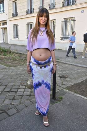 PFW Rabanne Outside Arrivals Malika Menard arriving at Rabanne show during Paris Fashion Week in Paris, France on March 6, 2025. Photo by Julien Reynaud APS-Medias ABACAPRESS.COM Paris France  Copyright: xReynaudxJulien APS-Medias ABACAx