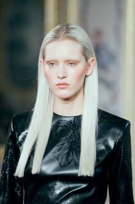 PFW - Leonard Runway A model presents a creation by Leonard Paris for the Womenswear Ready-to-wear Fall-Winter 2025 2026 collection as part of the Paris Fashion Week, in Paris, France on March 7, 2025. Photo by Alexis Jumeau ABACAPRESS.COM Paris France  Copyright: xJumeauxAlexis ABACAx