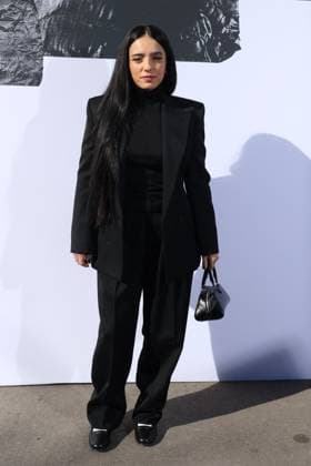 PFW Givenchy Photocall Hafsia Herzi attending the Givenchy Womenswear Fall Winter 2025-2026 show as part of Paris Fashion Week on March 7, 2025 in Paris, France. Photo by Jerome Domine ABACAPRESS.COM  Copyright: xDominexJerome ABACAx