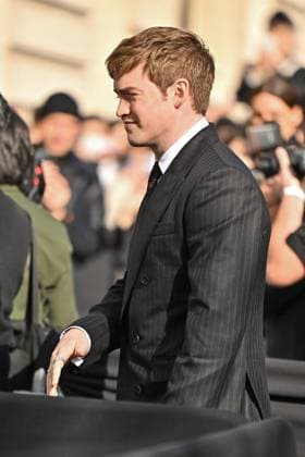 PFW Givenchy Outside Arrivals Kit Connor arriving at Givenchy show during Paris Fashion Week in Paris, France on March 7, 2025. Photo by Julien Reynaud APS-Medias ABACAPRESS.COM Paris France  Copyright: xReynaudxJulien APS-Medias ABACAx