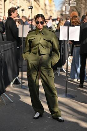 PFW Givenchy Outside Arrivals Souheila Yacoub arriving at Givenchy show during Paris Fashion Week in Paris, France on March 7, 2025. Photo by Julien Reynaud APS-Medias ABACAPRESS.COM Paris France  Copyright: xReynaudxJulien APS-Medias ABACAx