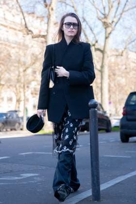 PFW - Christopher Esber Street Style Gaelle Abrard ABACA Paris France  Copyright: xAbrardxGaelle ABACAx