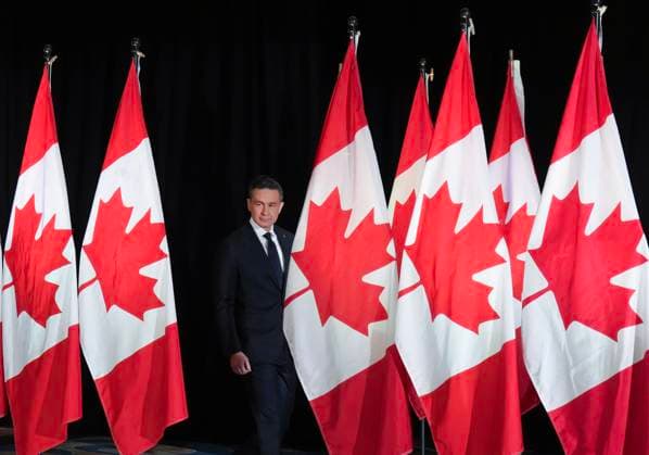 March 7, 2025, Toronto, On, CANADA: Conservative Leader Pierre Poilievre speaks during a press conference in Toronto on Friday, March 7, 2025. Toronto CANADA  - ZUMAc35_ 20250307_zaf_c35_007 Copyright: xNathanxDenettex