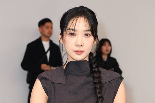 PFW Issey Miyake Front Row Chung Ah Lee attending the Issey Miyake Womenswear Fall Winter 2025-2026 show as part of Paris Fashion Week at L’Observatoire de Paris in Paris, France on March 07, 2025. Photo by Aurore Marechal ABACAPRESS.COM Paris France  Copyright: xMarechalxAurore ABACAx