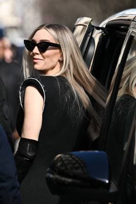PFW Givenchy Arrivals Vanessa Kirby attending the Givenchy Womenswear Fall Winter 2025-2026 show as part of Paris Fashion Week in Paris, France on March 07, 2025. Photo by Aurore Marechal ABACAPRESS.COM Paris France  Copyright: xMarechalxAurore ABACAx