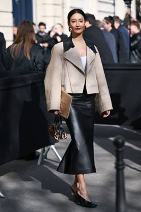 PFW Givenchy Arrivals Nanao attending the Givenchy Womenswear Fall Winter 2025-2026 show as part of Paris Fashion Week in Paris, France on March 07, 2025. Photo by Aurore Marechal ABACAPRESS.COM Paris France  Copyright: xMarechalxAurore ABACAx