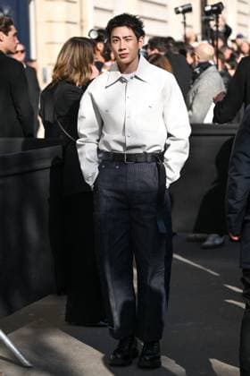 PFW Givenchy Arrivals Jumpol Adulkittiporn attending the Givenchy Womenswear Fall Winter 2025-2026 show as part of Paris Fashion Week in Paris, France on March 07, 2025. Photo by Aurore Marechal ABACAPRESS.COM Paris France  Copyright: xMarechalxAurore ABACAx