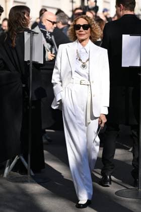 PFW Givenchy Arrivals Marisa Berenson attending the Givenchy Womenswear Fall Winter 2025-2026 show as part of Paris Fashion Week in Paris, France on March 07, 2025. Photo by Aurore Marechal ABACAPRESS.COM Paris France  Copyright: xMarechalxAurore ABACAx