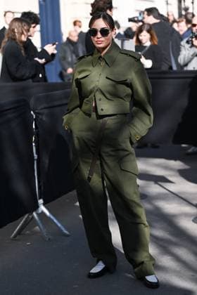 PFW Givenchy Arrivals Souheila Yacoub attending the Givenchy Womenswear Fall Winter 2025-2026 show as part of Paris Fashion Week in Paris, France on March 07, 2025. Photo by Aurore Marechal ABACAPRESS.COM Paris France  Copyright: xMarechalxAurore ABACAx