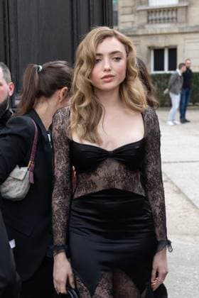 PFW - Nina Ricci PAP - Arrivals NB Peyton Roi List attends Nina Ricci Womenswear Fall Winter 2025-2026 show as part of Paris Fashion Week on March 07, 2025 in Paris, France. Photo by Nasser Berzane ABACAPRESS.COM Paris France  Copyright: xBerzanexNasser ABACAx