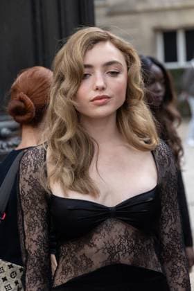 PFW - Nina Ricci PAP - Arrivals NB Peyton Roi List attends Nina Ricci Womenswear Fall Winter 2025-2026 show as part of Paris Fashion Week on March 07, 2025 in Paris, France. Photo by Nasser Berzane ABACAPRESS.COM Paris France  Copyright: xBerzanexNasser ABACAx