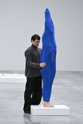 PFW Issey Miyake Runway Models perform on the runway during the Issey Miyake Womenswear Fall Winter 2025-2026 show as part of Paris Fashion Week in Paris, France on March 07, 2025. Photo by Aurore Marechal ABACAPRESS.COM Paris France  Copyright: xMarechalxAurore ABACAx