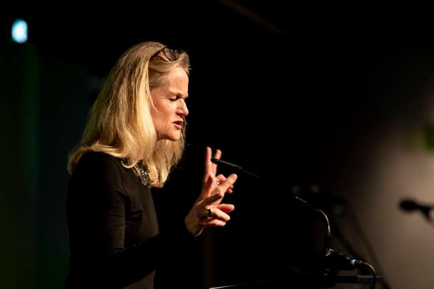 Preisverleihung des Anne-Klein-Frauenpreises am 07.03.2025 Viola von Cramon-Taubadel (Bündnis 90 Die Grünen) hält eine Rede während der Verleihung des Anne Klein Frauenpreises 2025, der in diesem Jahr an Darya Afanasyeva, Irina Alkhovka und Julia Mickiewicz verliehen wurde. Copyright: xEVENTPRESSxJeremyxKnowlesx