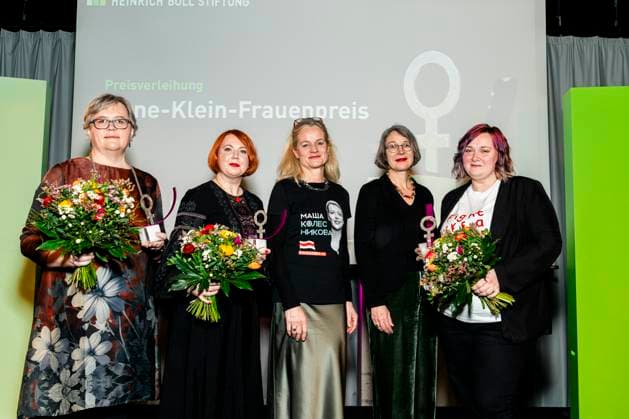 Preisverleihung des Anne-Klein-Frauenpreises am 07.03.2025 Darya Afanasyeva, Irina Alkhovka und Julia Mickiewicz erhalten während der Preisverleihung 2025 jeweils den Anne Klein Frauenpreis. Copyright: xEVENTPRESSxJeremyxKnowlesx