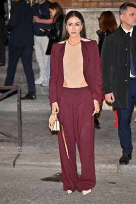 PFW Victoria Beckham Outside Arrivals Tamara Kalinic arriving at Victoria Beckham show during Paris Fashion Week in Paris, France on March 7, 2025. Photo by Julien Reynaud APS-Medias ABACAPRESS.COM Paris France  Copyright: xReynaudxJulien APS-Medias ABACAx