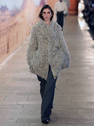 PFW - Time Runway A model walks the runway during the Time Womenswear Fall Winter 2025-2026 show as part of Paris Fashion, on March 6, 2025 in Paris, France. Photo by Alain-Gil Gonzalez ABACAPRESS.COM Paris France  Copyright: xGonzalezxAlain-Gil ABACAx