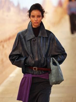 PFW - Time Runway A model walks the runway during the Time Womenswear Fall Winter 2025-2026 show as part of Paris Fashion, on March 6, 2025 in Paris, France. Photo by Alain-Gil Gonzalez ABACAPRESS.COM Paris France  Copyright: xGonzalezxAlain-Gil ABACAx