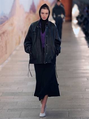 PFW - Time Runway A model walks the runway during the Time Womenswear Fall Winter 2025-2026 show as part of Paris Fashion, on March 6, 2025 in Paris, France. Photo by Alain-Gil Gonzalez ABACAPRESS.COM Paris France  Copyright: xGonzalezxAlain-Gil ABACAx