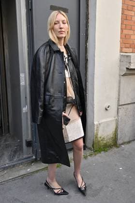 PFW Ludovic de Saint Sernin Outside Arrivals Ella Richards arriving at Ludovic de Saint Sernin show during Paris Fashion Week in Paris, France on March 8, 2025. Photo by Julien Reynaud APS-Medias ABACAPRESS.COM Paris France  Copyright: xReynaudxJulien APS-Medias ABACAx