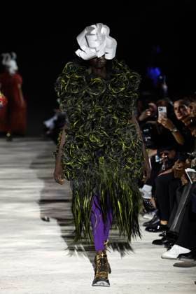 Noir Kei Ninomiya Ready to wear fall winter 2025 26 Paris March 2005 Noir Kei Ninomiya Ready to wear fall winter 2025 26 Paris March 2005, Credit:Zeppelin Avalon  Copyright: xZeppelinx xAvalonx 0973729358
