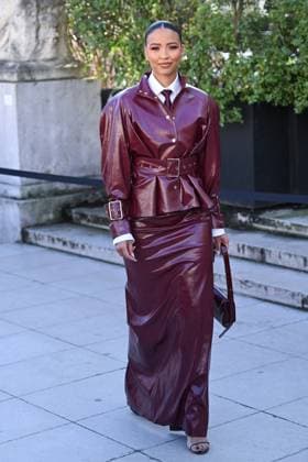 PFW Elie Saab Arrivals Flora Coquerel attending the Elie Saab Womenswear Fall Winter 2025-2026 show as part of Paris Fashion Week in Paris, France on March 08, 2025. Photo by Aurore Marechal ABACAPRESS.COM Paris France  Copyright: xMarechalxAurore ABACAx