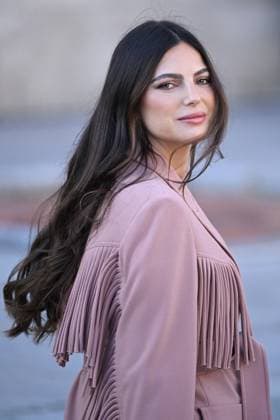 PFW Elie Saab Arrivals Kelly Piquet (pregnant) attending the Elie Saab Womenswear Fall Winter 2025-2026 show as part of Paris Fashion Week in Paris, France on March 08, 2025. Photo by Aurore Marechal ABACAPRESS.COM Paris France  Copyright: xMarechalxAurore ABACAx