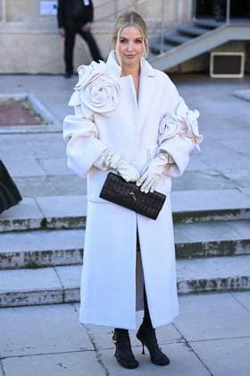 PFW Elie Saab Arrivals Leonie Hanne attending the Elie Saab Womenswear Fall Winter 2025-2026 show as part of Paris Fashion Week in Paris, France on March 08, 2025. Photo by Aurore Marechal ABACAPRESS.COM Paris France Copyright: xMarechalxAurore ABACAx