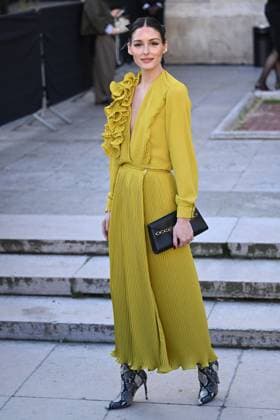 PFW Elie Saab Arrivals Olivia Palermo attending the Elie Saab Womenswear Fall Winter 2025-2026 show as part of Paris Fashion Week in Paris, France on March 08, 2025. Photo by Aurore Marechal ABACAPRESS.COM Paris France  Copyright: xMarechalxAurore ABACAx