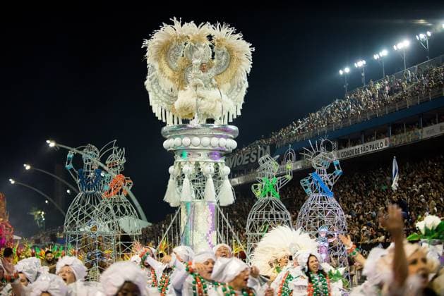 News Themen der Woche KW10 News Bilder des Tages SÃO PAULO, SP - 09.03.2025: DESFILE DAS CAMPEÃS DE SÃO PAULO 2025 - The São Paulo Carnival Champions parade took place this Saturday (8), at the Anhembi Sambadrome. In the photo, the Mocidade Alegre samba school. x2703087x  VincentxBosson