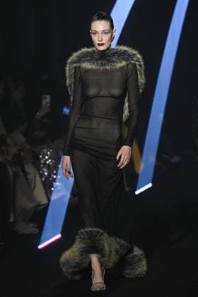 PFW Georges Hobeika Runway A model walks the runway during the Georges Hobeika Womenswear Fall Winter 2025-2026 show as part of Paris Fashion Week in Paris, France on March 08, 2025. Photo by Aurore Marechal ABACAPRESS.COM Paris France  Copyright: xMarechalxAurore ABACAx