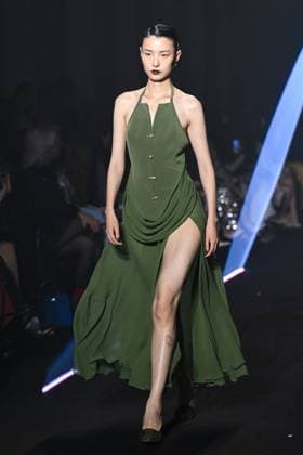 PFW Georges Hobeika Runway A model walks the runway during the Georges Hobeika Womenswear Fall Winter 2025-2026 show as part of Paris Fashion Week in Paris, France on March 08, 2025. Photo by Aurore Marechal ABACAPRESS.COM Paris France  Copyright: xMarechalxAurore ABACAx