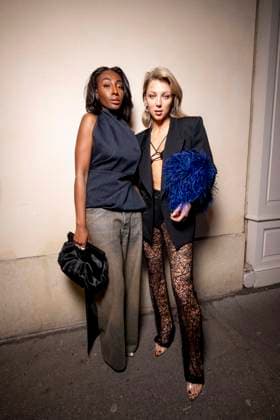 Celebrities arrive at the Frame dinner at Chateau Voltaire during Paris Fashion Week PFW Guests Celebrities arrive at the Frame dinner at Chateau Voltaire during Paris Fashion Week PFW on March 8, 2025 Pierre Perusseau Tiziano da Silva Bestimage Celebrities arrive at the Frame dinner at Chateau Voltaire during Paris Fashion Week PFW on March 8, 2025 Paris France  Copyright: xTizianoxDaxSilvax-xPierrexPerusseaux xBestimagexTizianoxDaxSilvax-xPierrexPerusseaux xBestimagex
