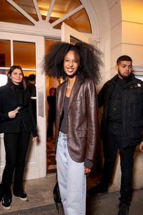 Celebrities arrive at the Frame dinner at Chateau Voltaire during Paris Fashion Week PFW Julia Sarr Jamois Celebrities arrive at the Frame dinner at Chateau Voltaire during Paris Fashion Week PFW on March 8, 2025 Pierre Perusseau Tiziano da Silva Bestimage Celebrities arrive at the Frame dinner at Chateau Voltaire during Paris Fashion Week PFW on March 8, 2025 Paris France  Copyright: xTizianoxDaxSilvax-xPierrexPerusseaux xBestimagexTizianoxDaxSilvax-xPierrexPerusseaux xBestimagex