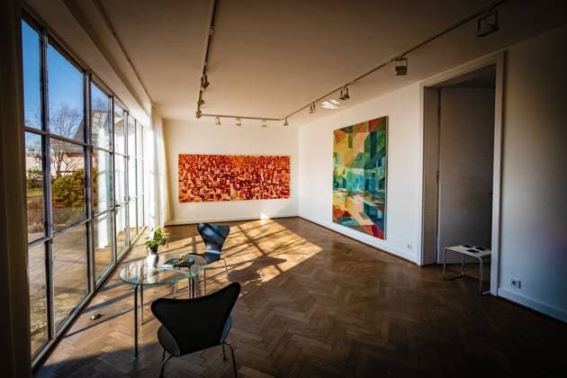 Bilder des Jahres 2025, Entertainment 03 März Entertainment Themen der Woche KW10 Berlin Lichtenberg OT Hohenschönhausen, Mies van der Rohe Haus, ehemals Villa Haus Lemke; Ausstellung David Schnell Clear Velvet - 09.03.2025 Mies van der Rohe Haus Berlin *** Berlin Lichtenberg OT Hohenschönhausen, Mies van der Rohe Haus, formerly Villa Haus Lemke Exhibition David Schnell Clear Velvet 09 03 2025 Mies van der Rohe Haus Berlin