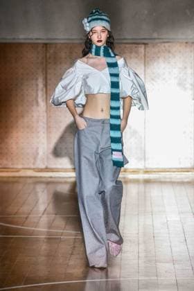 PFW - Florentina Leitner Runway A model walks the runway during the Florentina Leitner Womenswear Fall Winter 2025-2026 show as part of Paris Fashion Week on March 8, 2025 in Paris, France. Photo by Shootpix ABACAPRESS.COM Paris France  Copyright: xShootpix ABACAx