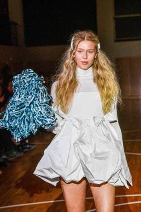 PFW - Florentina Leitner Runway A model walks the runway during the Florentina Leitner Womenswear Fall Winter 2025-2026 show as part of Paris Fashion Week on March 8, 2025 in Paris, France. Photo by Shootpix ABACAPRESS.COM Paris France  Copyright: xShootpix ABACAx