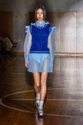 PFW - Florentina Leitner Runway A model walks the runway during the Florentina Leitner Womenswear Fall Winter 2025-2026 show as part of Paris Fashion Week on March 8, 2025 in Paris, France. Photo by Shootpix ABACAPRESS.COM Paris France  Copyright: xShootpix ABACAx
