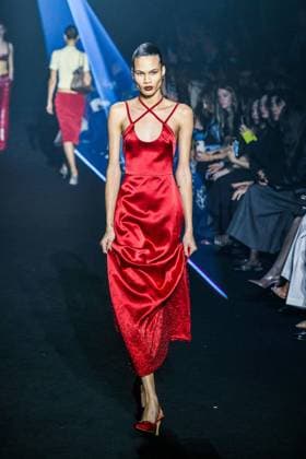 PFW - Georges Hobeika Runway - Paris A model walks the runway during the Georges Hobeika Womenswear Fall Winter 2025-2026 show as part of Paris Fashion Week at Palais De Tokyo in Paris, France, on March 08, 2025. Photo by Shootpix ABACAPRESS.COM Paris France  Copyright: xShootpix ABACAx