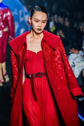 PFW - Georges Hobeika Runway - Paris A model walks the runway during the Georges Hobeika Womenswear Fall Winter 2025-2026 show as part of Paris Fashion Week at Palais De Tokyo in Paris, France, on March 08, 2025. Photo by Shootpix ABACAPRESS.COM Paris France  Copyright: xShootpix ABACAx