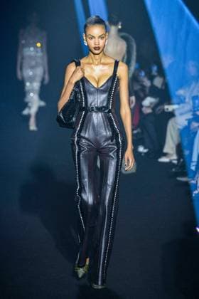 PFW - Georges Hobeika Runway - Paris A model walks the runway during the Georges Hobeika Womenswear Fall Winter 2025-2026 show as part of Paris Fashion Week at Palais De Tokyo in Paris, France, on March 08, 2025. Photo by Shootpix ABACAPRESS.COM Paris France  Copyright: xShootpix ABACAx